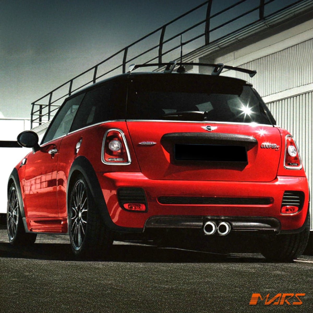 JCW Style Rear Bumper bar Body kits for Mini Cooper S R56 R57 R58 R59 2007 - 2013 - Mars Performance