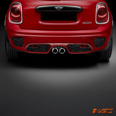 JCW Style Rear Bumper bar Bodykit & Exhaust Tips for Mini Cooper F56 Hatch 2014 - 2020 - Mars Performance