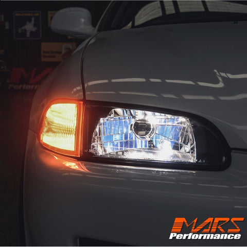 JDM Amber Corner Indicator Turn Signal Lights for Honda CIVIC EG 3 door Hatch 1992 - 1995 - Mars Performance