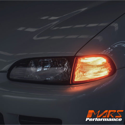 JDM Amber Corner Indicator Turn Signal Lights for Honda CIVIC EG 3 door Hatch 1992 - 1995 - Mars Performance