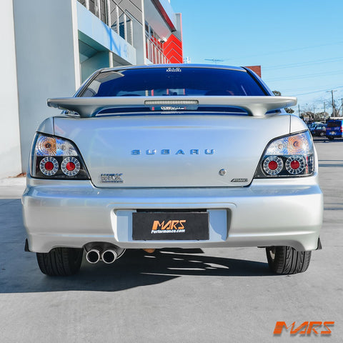 JDM Black Altezza LED Tail Lights for Subaru Impreza GD 2001 - 2003 Sedan - Mars Performance