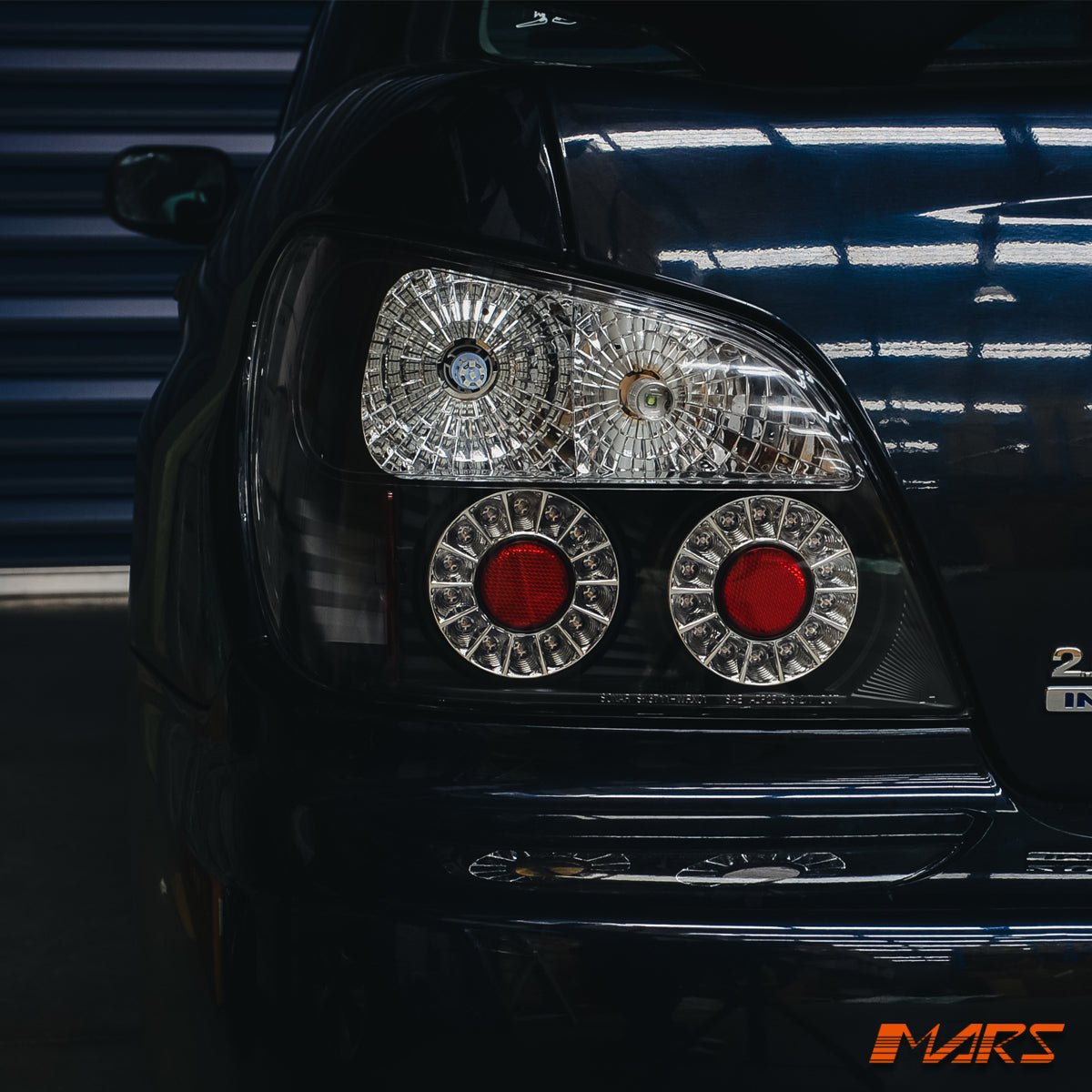 JDM Black Altezza LED Tail Lights for Subaru Impreza GD 2001 - 2003 Sedan - Mars Performance