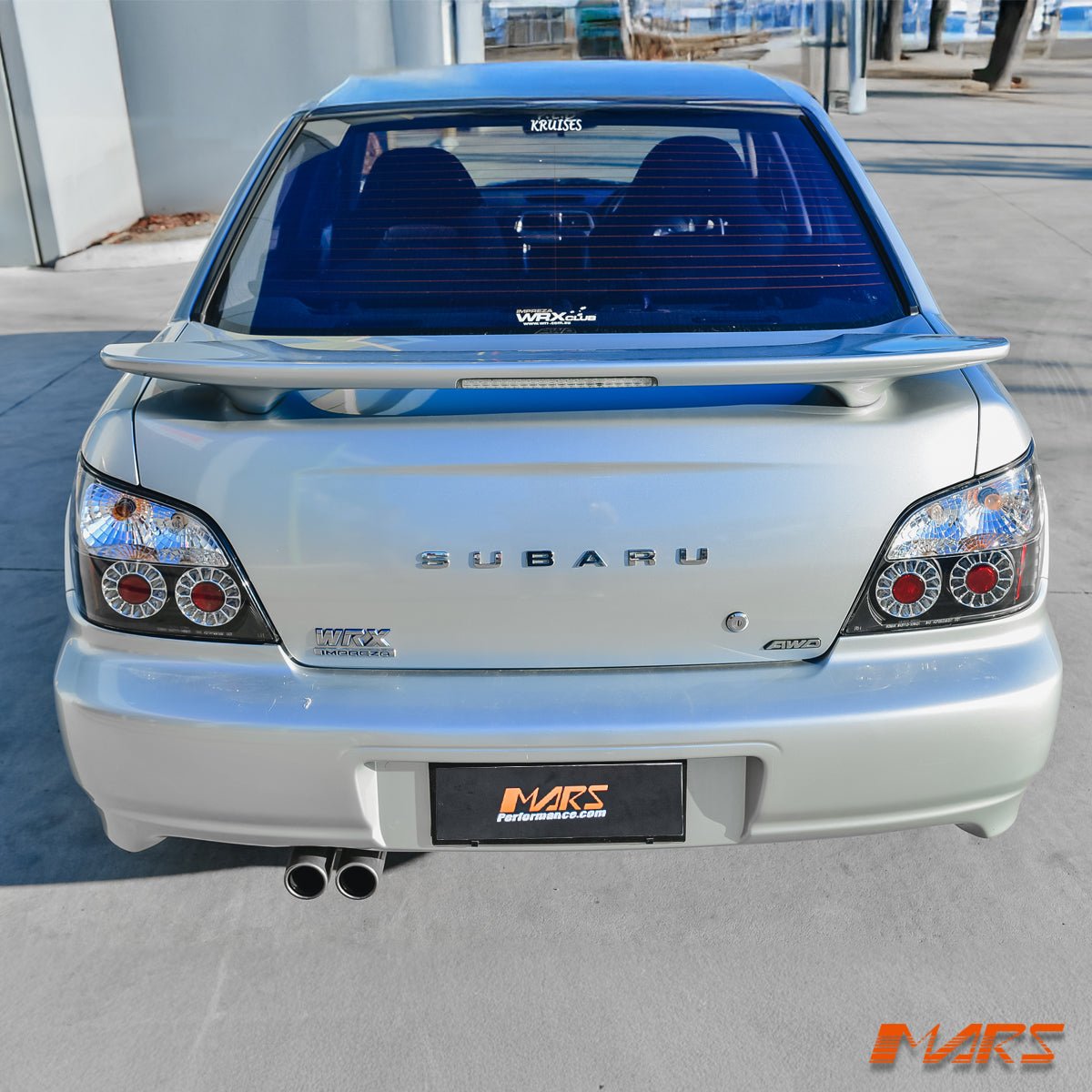 JDM Black Altezza LED Tail Lights for Subaru Impreza GD 2001 - 2003 Sedan - Mars Performance