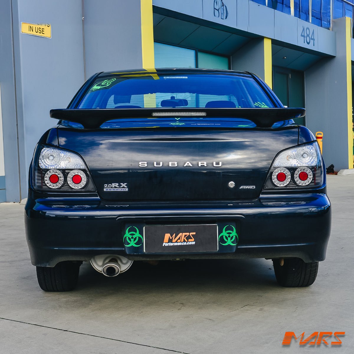 JDM Black Altezza LED Tail Lights for Subaru Impreza GD 2001 - 2003 Sedan - Mars Performance