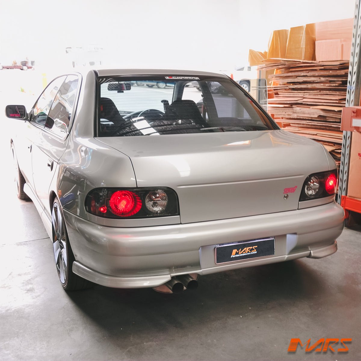 JDM Black Altezza Tail Lights for Subaru Impreza 1993 - 2000 GC8 Sedan 22B - Mars Performance
