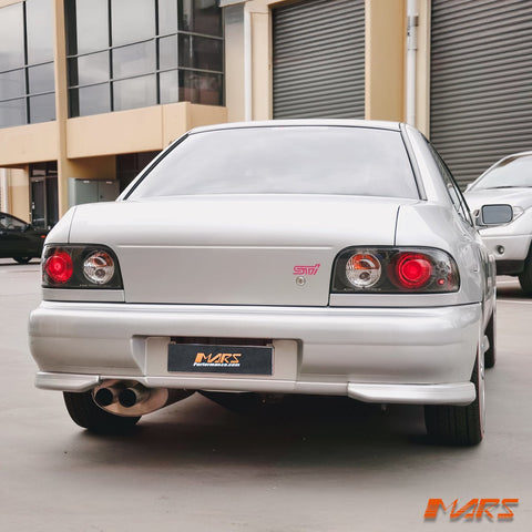 JDM Black Altezza Tail Lights for Subaru Impreza 1993 - 2000 GC8 Sedan 22B - Mars Performance