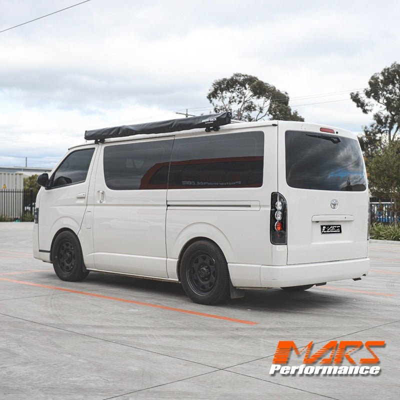 JDM Black Altezza Tail lights for Toyota Hiace VAN 2005 - 2018 - Mars Performance