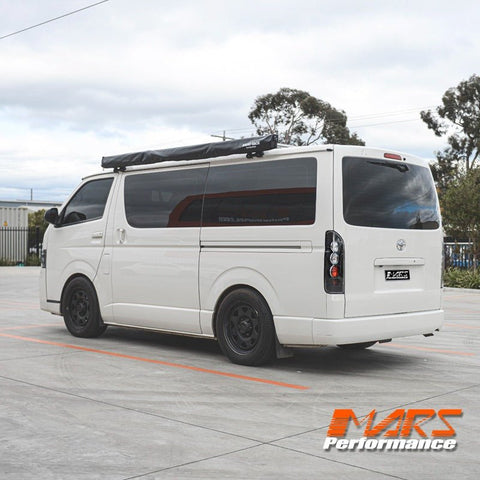 JDM Black Altezza Tail lights for Toyota Hiace VAN 2005 - 2018 - Mars Performance