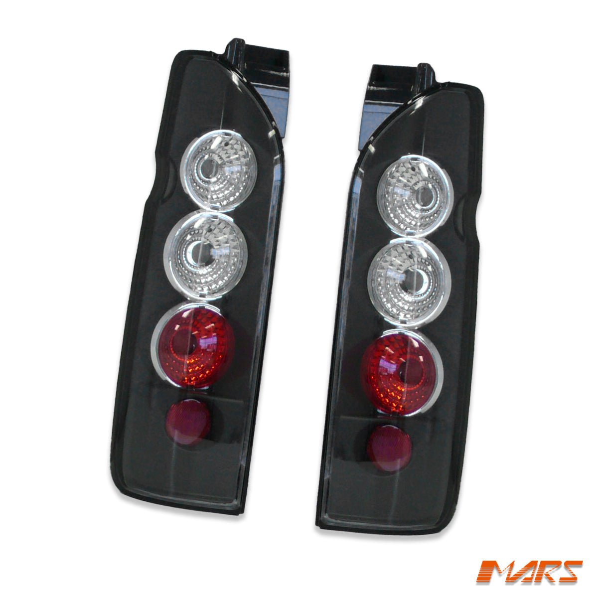 JDM Black Altezza Tail lights for Toyota Hiace VAN 2005 - 2018 - Mars Performance