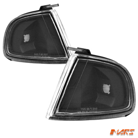 JDM Black Front Side Corner Lamps parker lights for Honda Prelude 1992 - 1996 - Mars Performance