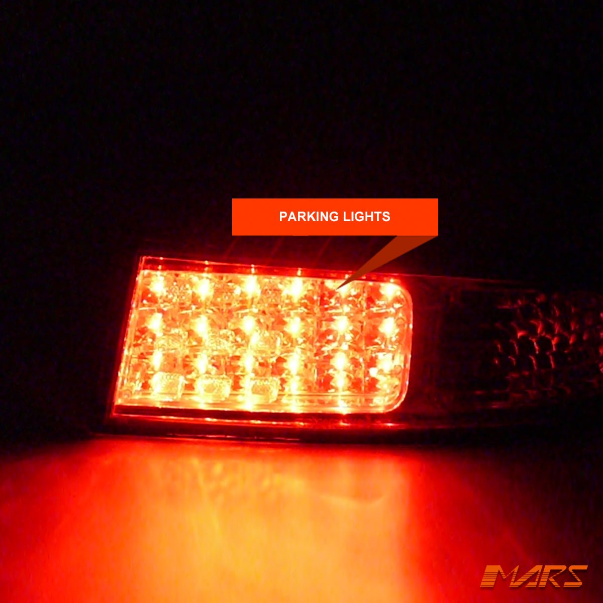 JDM Black LED Tail Lights for Nissan 200SX Silvia S14 1993 - 1998 - Mars Performance