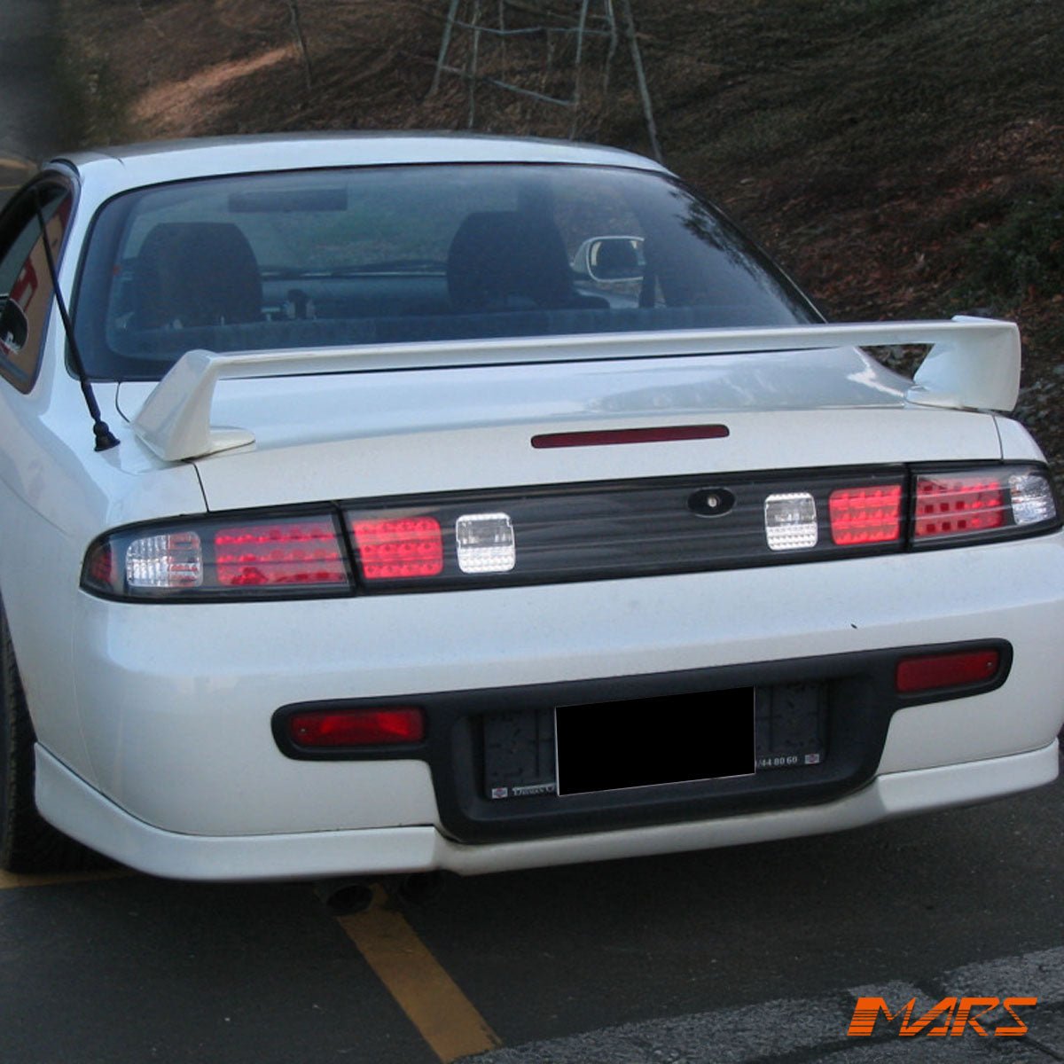 JDM Black LED Tail Lights for Nissan 200SX Silvia S14 1993 - 1998 - Mars Performance