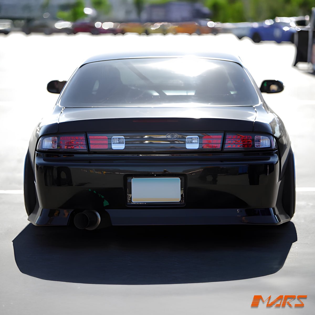JDM Black LED Tail Lights for Nissan 200SX Silvia S14 1993 - 1998 - Mars Performance