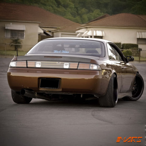 JDM Black LED Tail Lights for Nissan 200SX Silvia S14 1993 - 1998 - Mars Performance