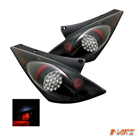 JDM Black LED Tail lights for Nissan 350Z Z33 FairLady 2003 - 2005 Series 1 - Mars Performance