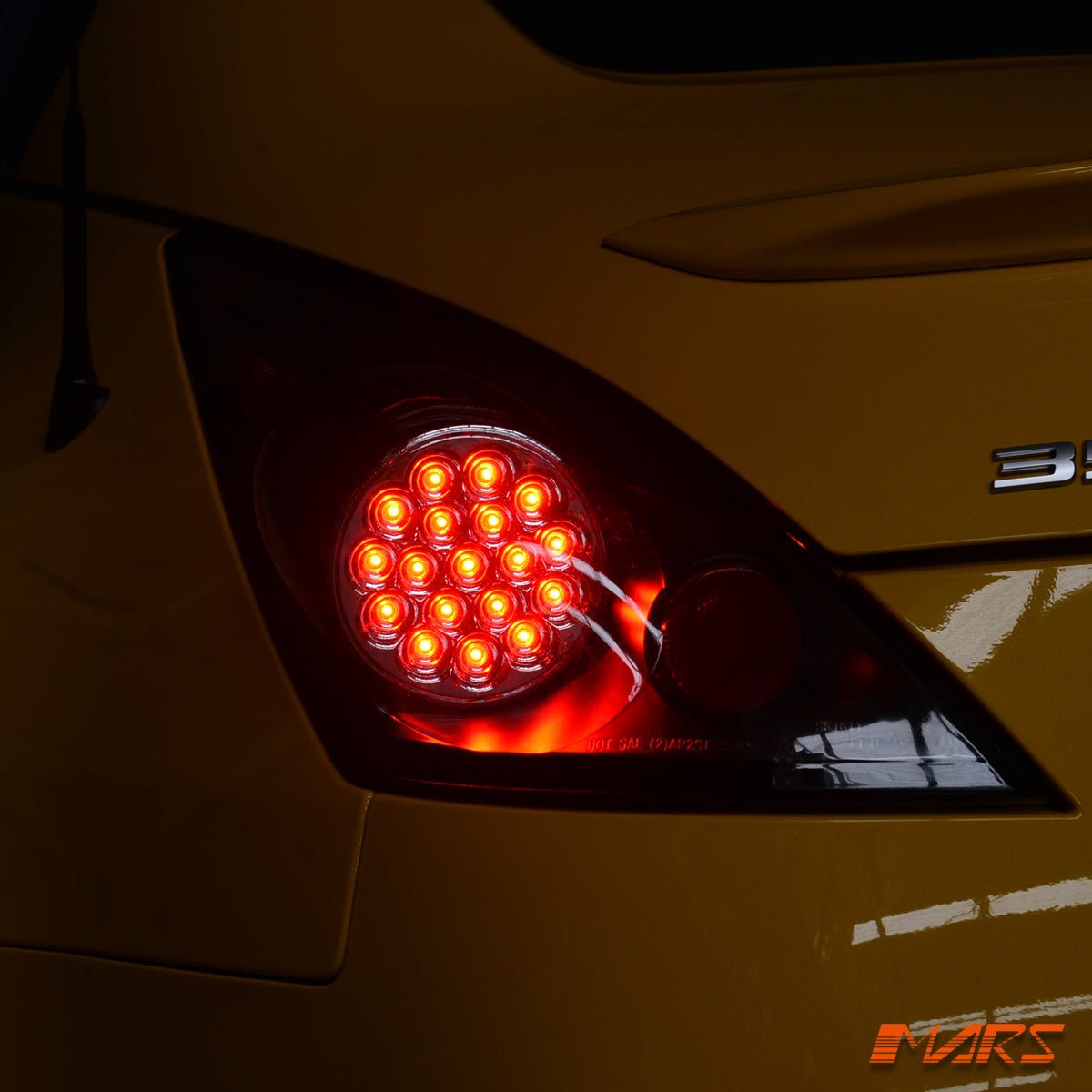 JDM Black LED Tail lights for Nissan 350Z Z33 FairLady 2003 - 2005 Series 1 - Mars Performance