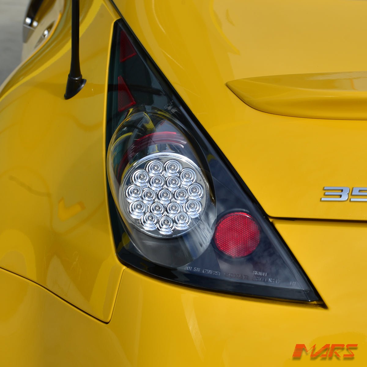 JDM Black LED Tail lights for Nissan 350Z Z33 FairLady 2003 - 2005 Series 1 - Mars Performance