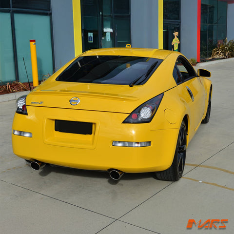 JDM Black LED Tail lights for Nissan 350Z Z33 FairLady 2003 - 2005 Series 1 - Mars Performance