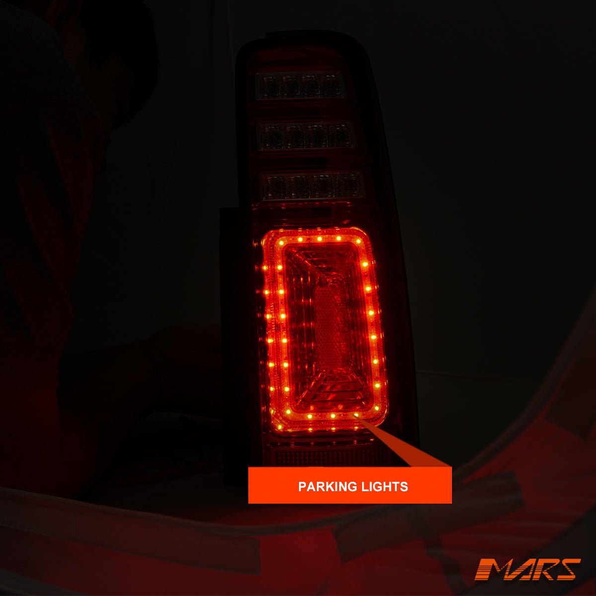 JDM Clear Red LED Tail Lights with LED Indicators for Suzuki Jimny SN 1999 - 2018 - Mars Performance