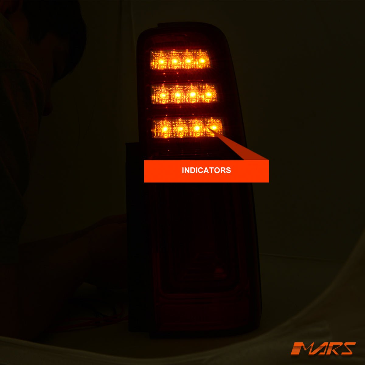 JDM Clear Red LED Tail Lights with LED Indicators for Suzuki Jimny SN 1999 - 2018 - Mars Performance