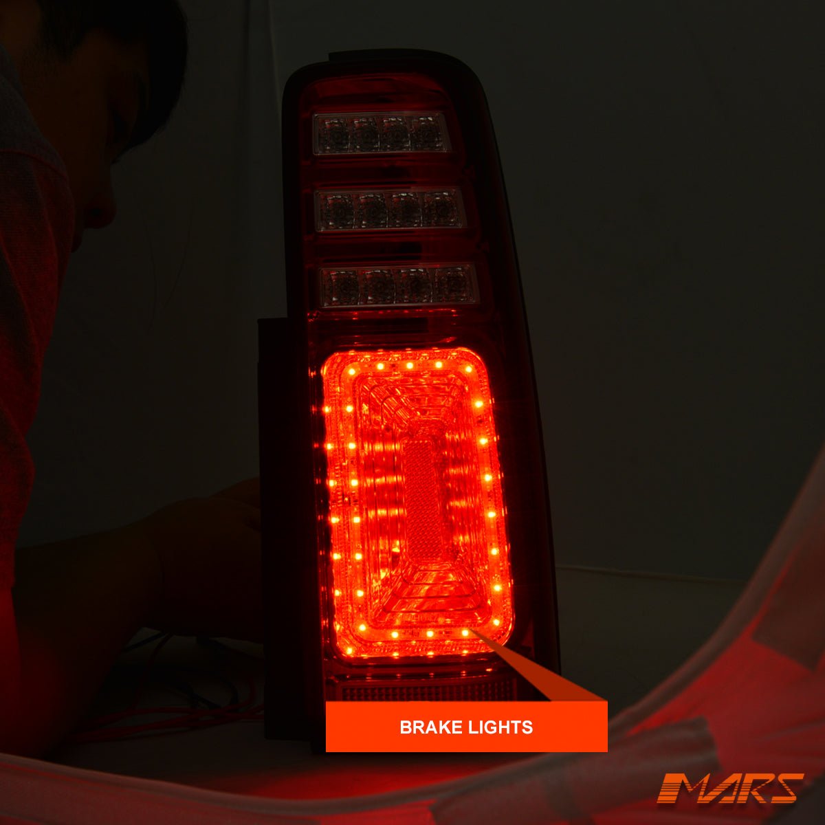 JDM Clear Red LED Tail Lights with LED Indicators for Suzuki Jimny SN 1999 - 2018 - Mars Performance