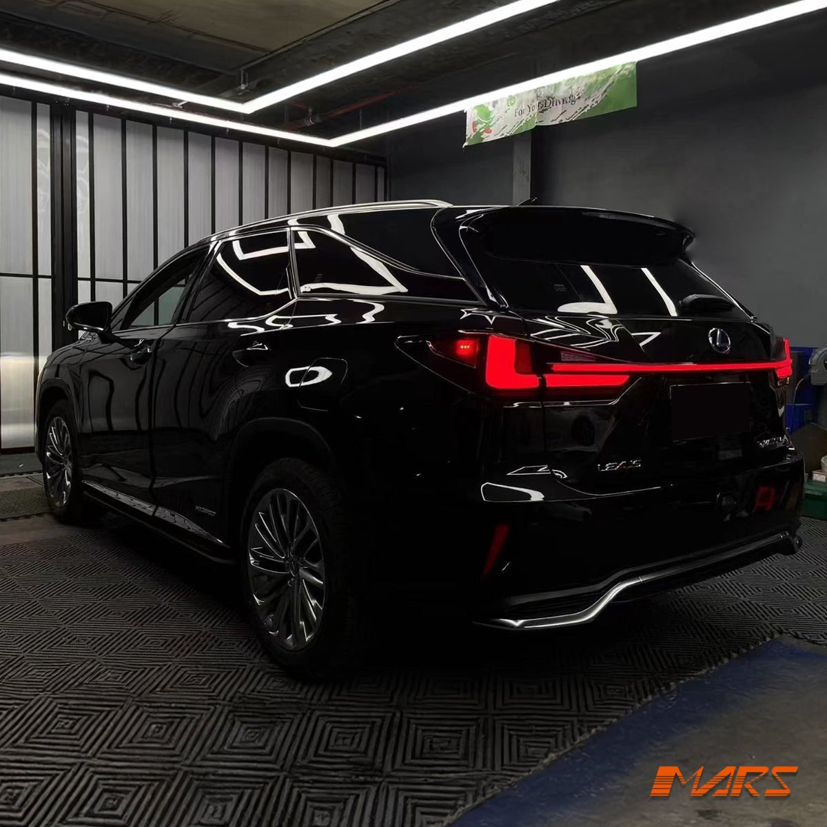 JDM RED Full LED Tail Lights with Sequential Indicator & Garnish for Lexus RX RX200T RX300 RX350 RX450H AL20 2016 - 2020 - Mars Performance