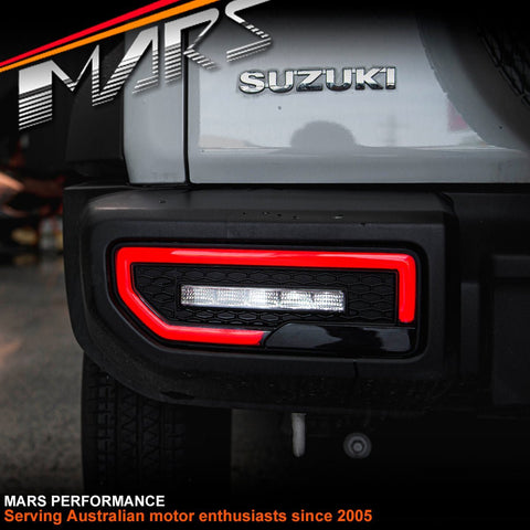 JDM Smoked LED Sequential Indicator Tail Lights for Suzuki Jimny GJ JJ 2019 - 2024 - Mars Performance