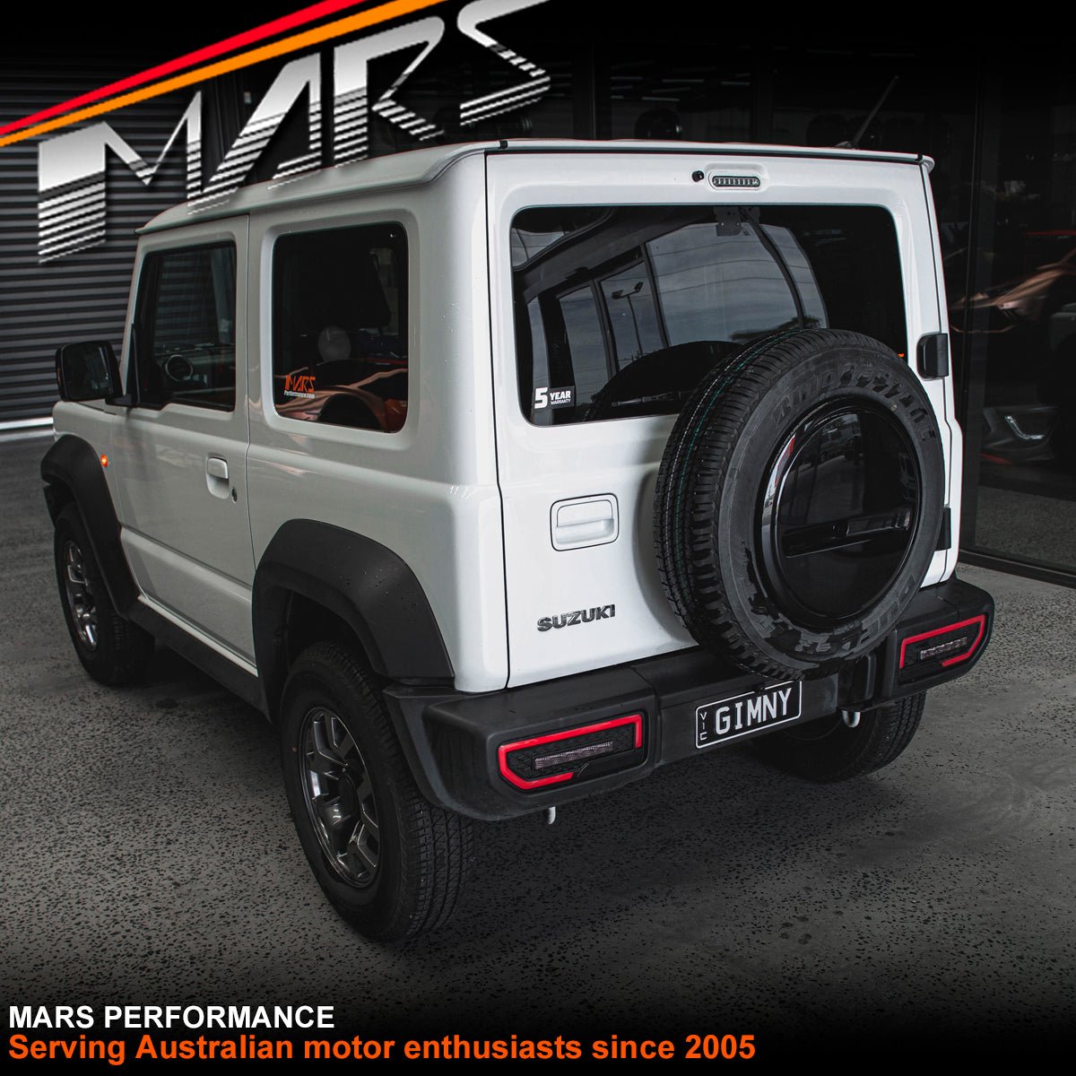 JDM Smoked LED Sequential Indicator Tail Lights for Suzuki Jimny GJ JJ 2019 - 2024 - Mars Performance