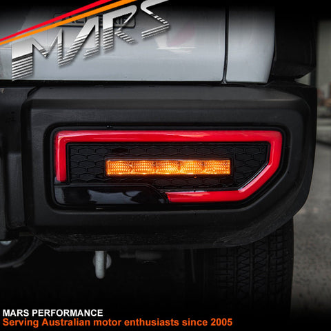 JDM Smoked LED Sequential Indicator Tail Lights for Suzuki Jimny GJ JJ 2019 - 2024 - Mars Performance