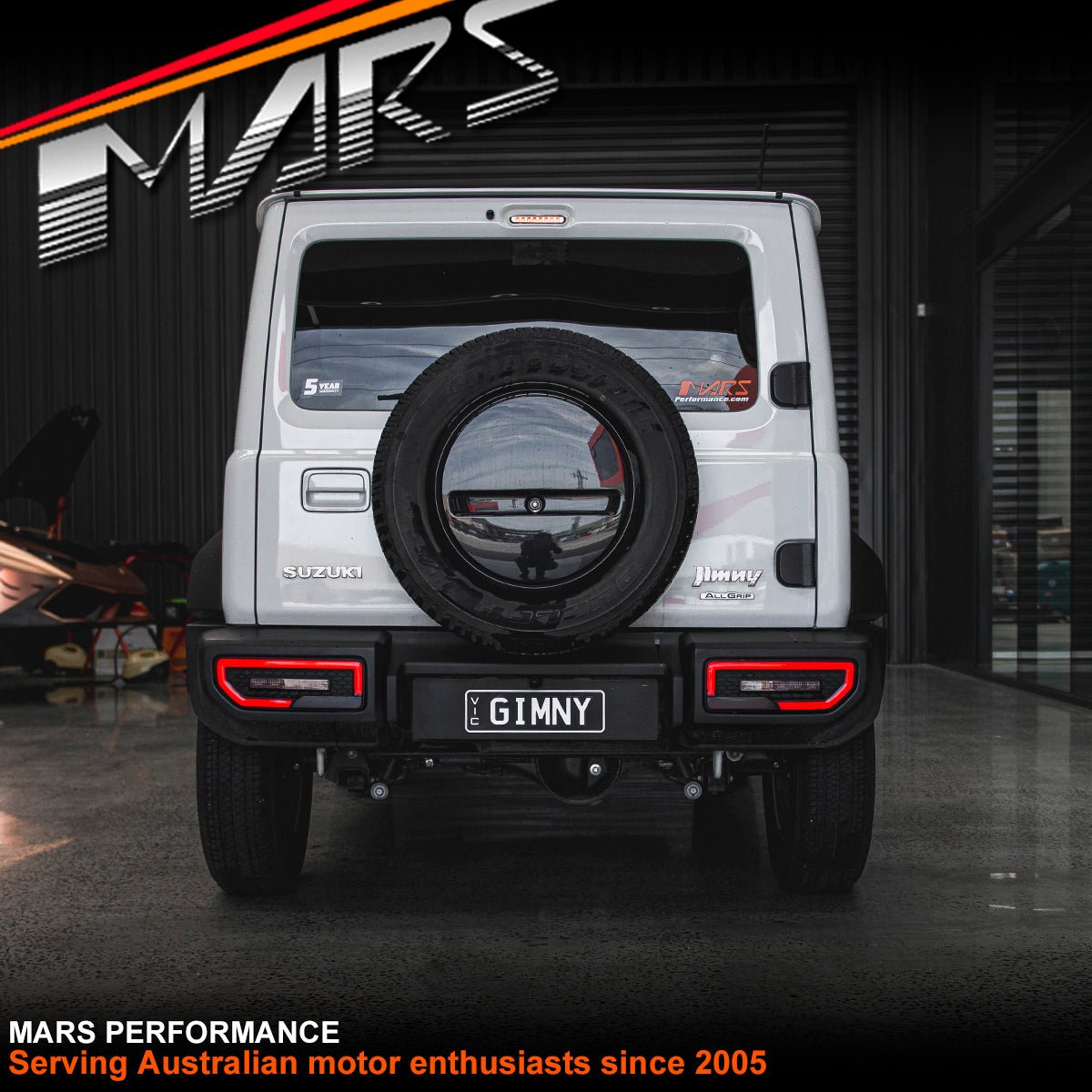 JDM Smoked LED Sequential Indicator Tail Lights for Suzuki Jimny GJ JJ 2019 - 2024 - Mars Performance