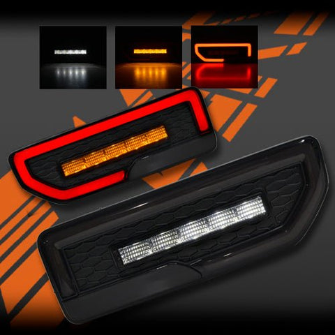 JDM Smoked LED Sequential Indicator Tail Lights for Suzuki Jimny GJ JJ 2019 - 2024 - Mars Performance