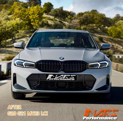 LCI Facelift Style Upgrade Front Head lights for BMW 3 - Series G20 Sedan & G21 Wagon Pre LCI 2018 - 2022 - Mars Performance