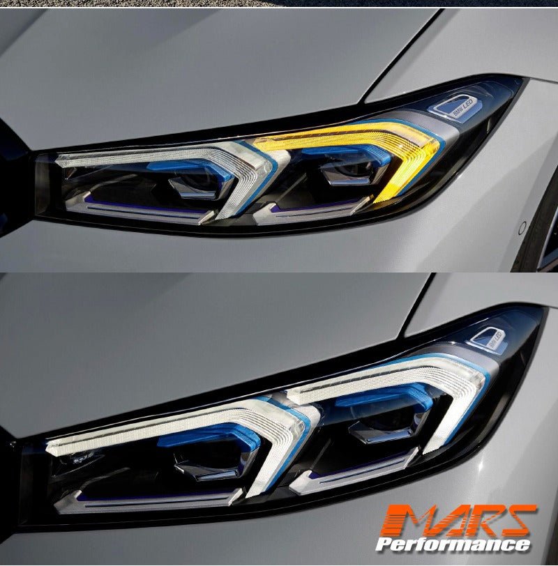 LCI Facelift Style Upgrade Front Head lights for BMW 3 - Series G20 Sedan & G21 Wagon Pre LCI 2018 - 2022 - Mars Performance