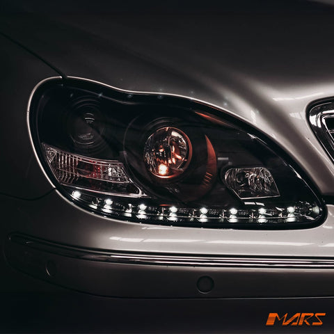 LED Day - Time DRL Projector Head Lights for Mercedes - Benz S Class W220 1998 - 2005 - Mars Performance