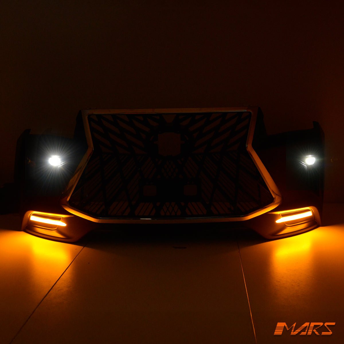 LX Style Front Bumper bar Bodykit with Grille & LED DRL for Toyota Hilux REVO & ROCCO 2015 - 2020 - Mars Performance