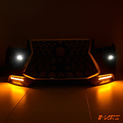 LX Style Front Bumper bar Bodykit with Grille & LED DRL for Toyota Hilux REVO & ROCCO 2015 - 2020 - Mars Performance