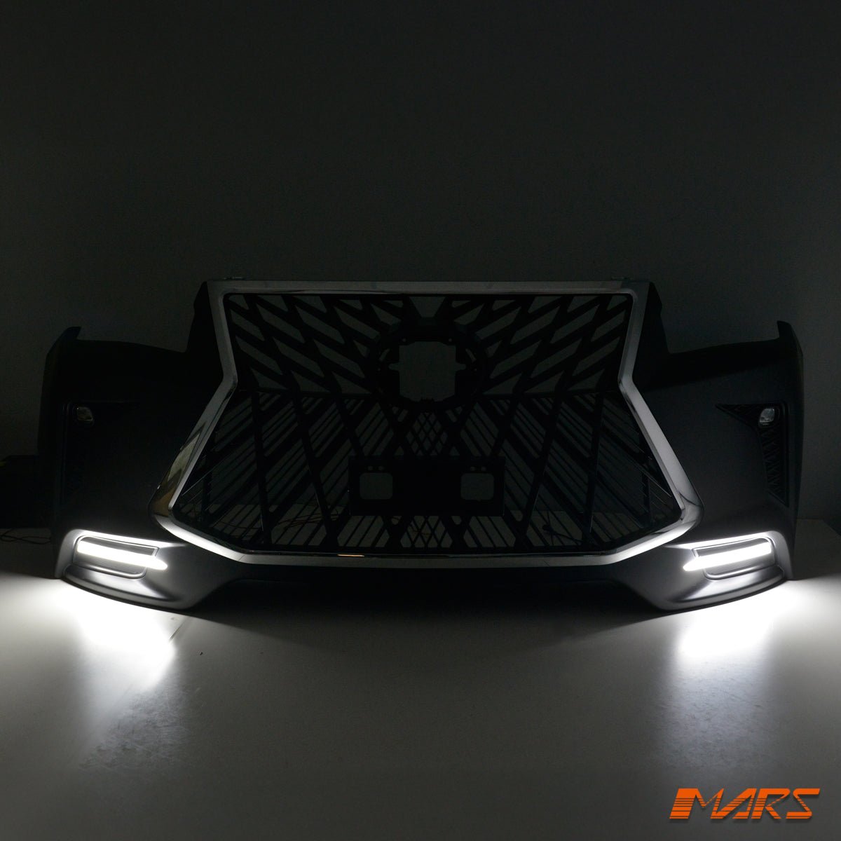LX Style Front Bumper bar Bodykit with Grille & LED DRL for Toyota Hilux REVO & ROCCO 2015 - 2020 - Mars Performance