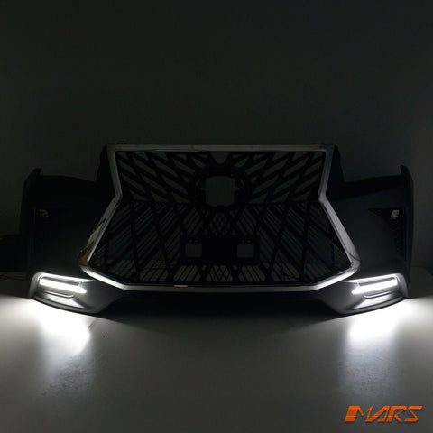 LX Style Front Bumper bar Bodykit with Grille & LED DRL for Toyota Hilux REVO & ROCCO 2015 - 2020 - Mars Performance
