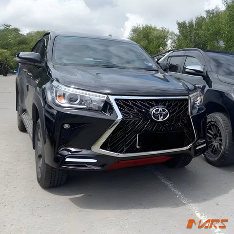 LX Style Front Bumper bar Bodykit with Grille & LED DRL for Toyota Hilux REVO & ROCCO 2015 - 2020 - Mars Performance