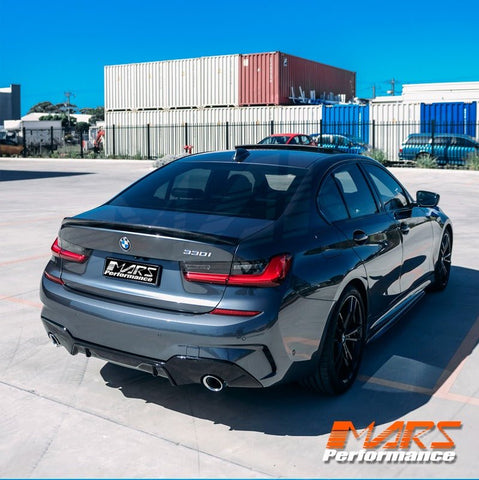 M Performance Style Carbon Fibre Rear trunk boot lip Spoiler Wing Bodykit for BMW 3 Series G20 & G80 M3 2018 - 2024 - Mars Performance