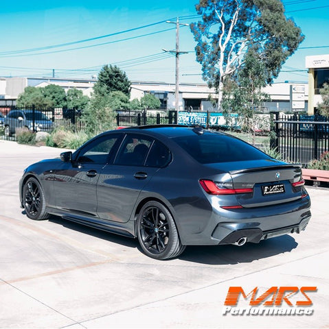 M Performance Style Carbon Fibre Rear trunk boot lip Spoiler Wing Bodykit for BMW 3 Series G20 & G80 M3 2018 - 2024 - Mars Performance