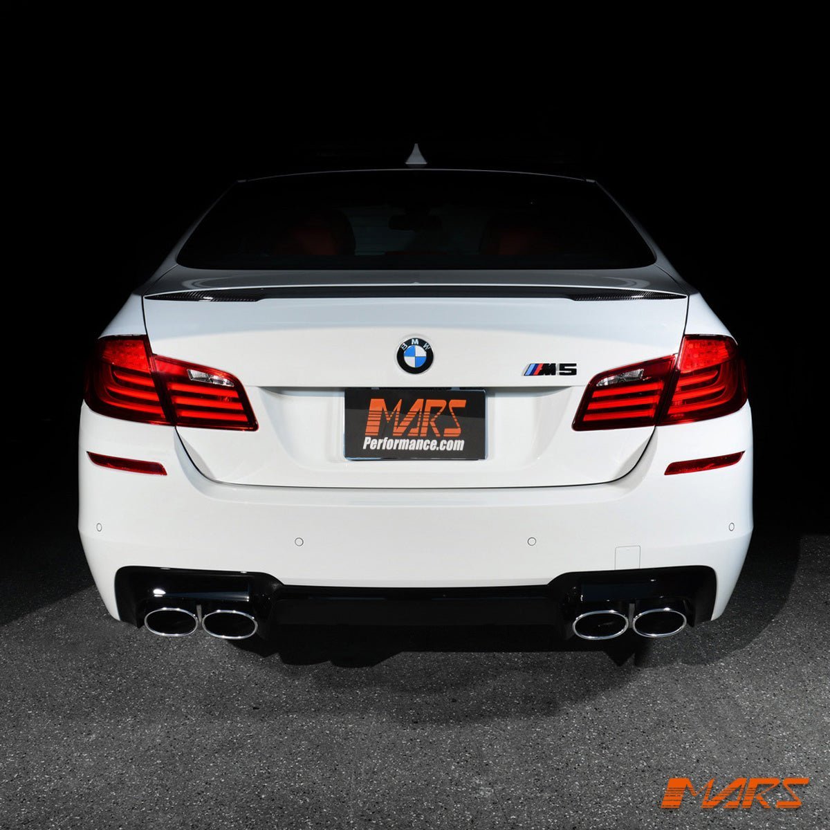 M Performance Style Carbon Rear Trunk Lip Spoiler Wing Bodykit for BMW F10 5 - Series Sedan & M5 2010 - 2016 - Mars Performance