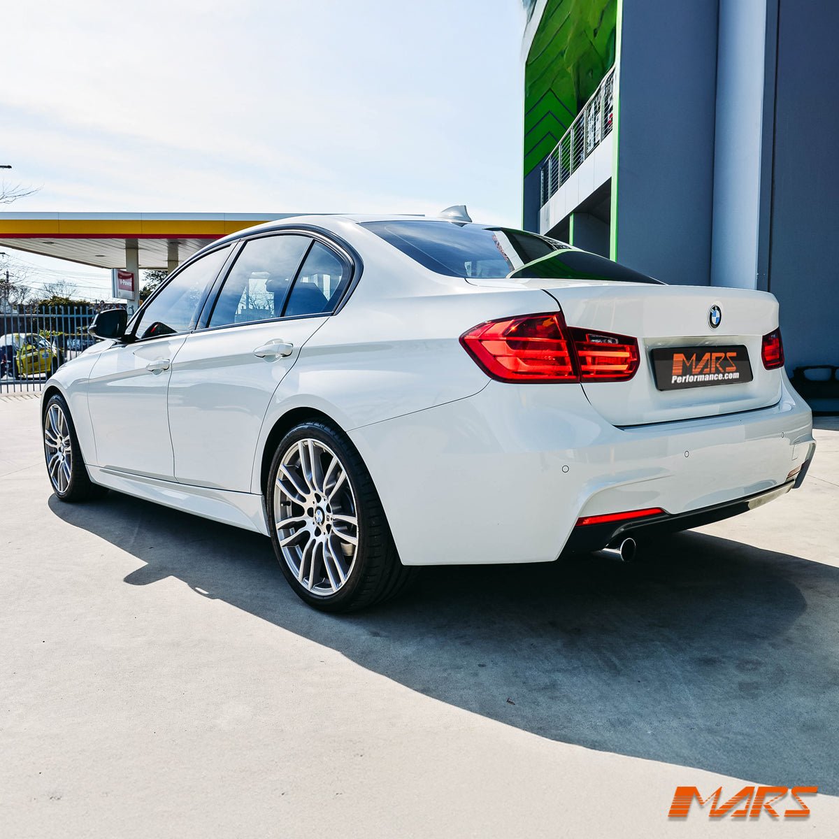 M Sport Style Rear Bumper Bar Bodykit with Single Exhaust Outlet for BMW 3 - Series F30 Sedan 2012 - 2018 - Mars Performance