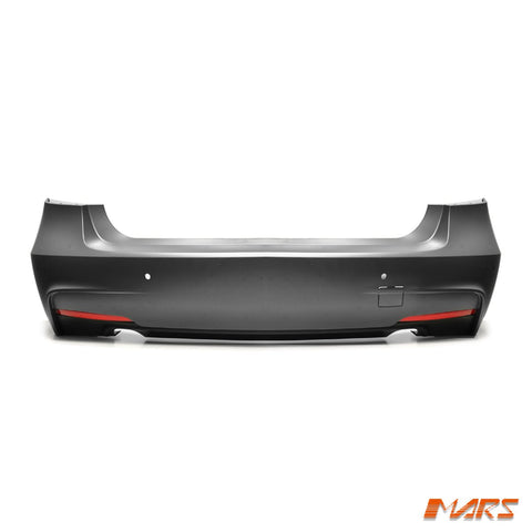 M Sport Style Rear Bumper Bar Bodykit with Twin Exhaust Outlet for BMW 3 - Series F30 Sedan 335i 340i 2012 - 2018 - Mars Performance