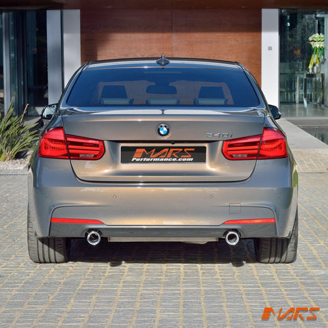 M Sport Style Rear Bumper Bar Bodykit with Twin Exhaust Outlet for BMW 3 - Series F30 Sedan 335i 340i 2012 - 2018 - Mars Performance