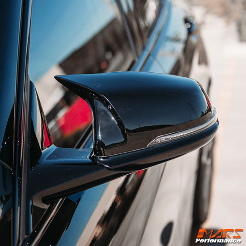 M Style Gloss Black Replacement Mirror Cover Caps Bodykit for BMW 1 - Series F40 F52 2 Series F44 X1 F48 X2 F39 & Z4 G29 - Mars Performance