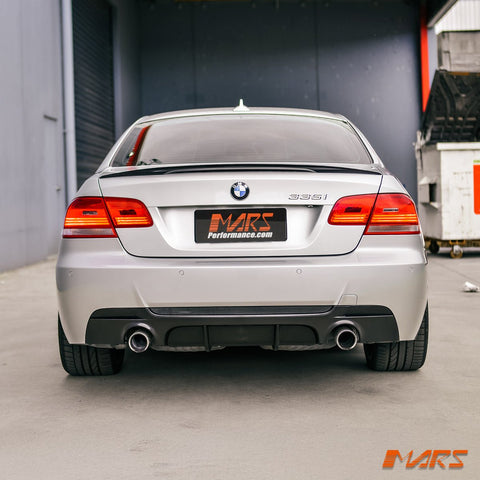 M Tech M Sport style Rear bumper bar Cover Bodykit for BMW 3 Series E92 Coupe & E93 Convertible 323i 320d 325i 330d 335i 2006 - 2013 - Mars Performance