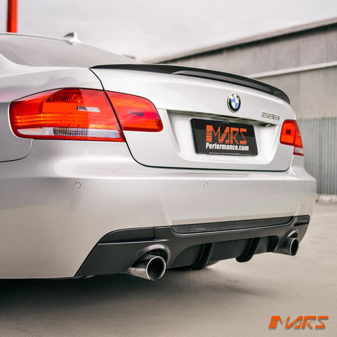 M Tech M Sport style Rear bumper bar Cover Bodykit for BMW 3 Series E92 Coupe & E93 Convertible 323i 320d 325i 330d 335i 2006 - 2013 - Mars Performance
