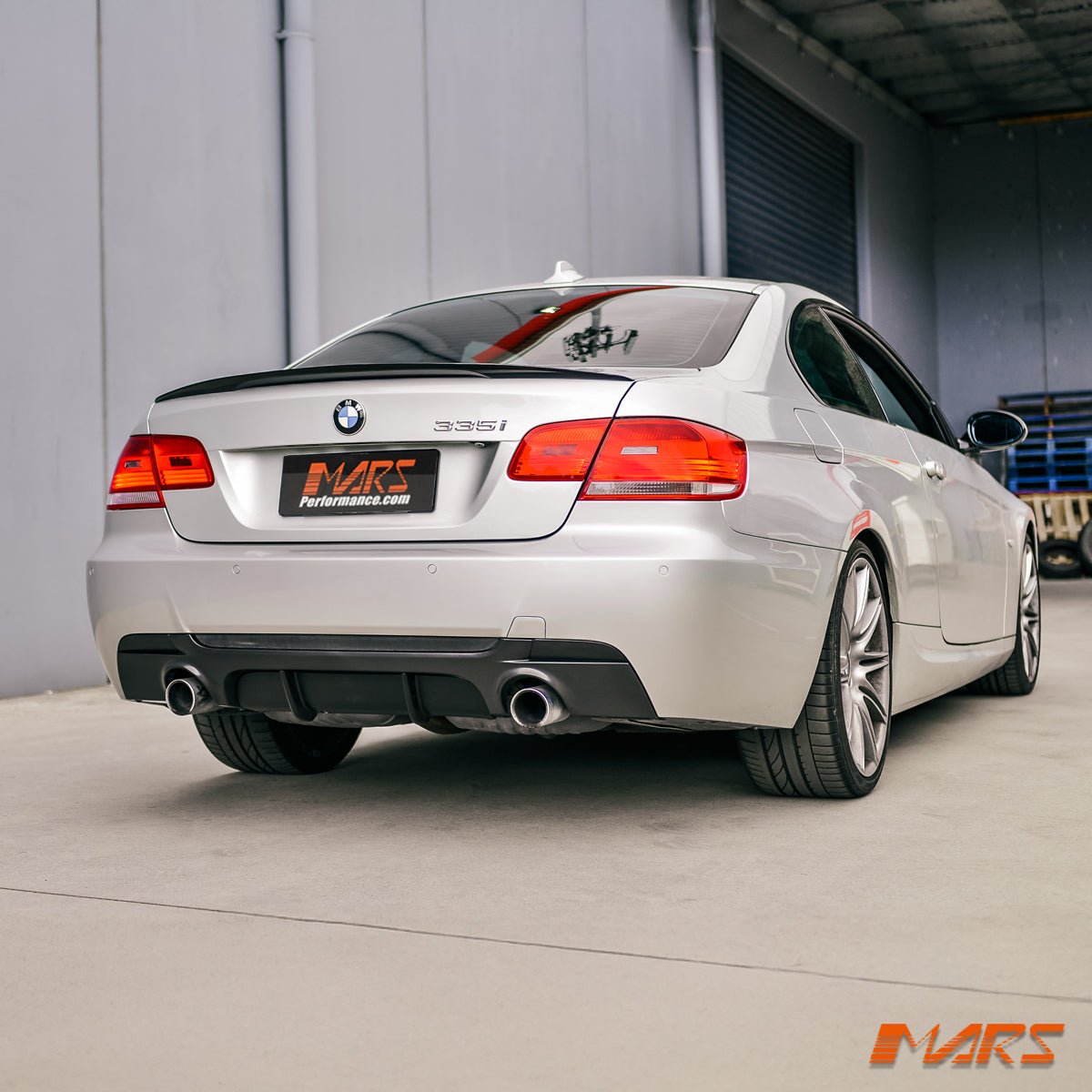 M Tech M Sport style Rear bumper bar Cover Bodykit for BMW 3 Series E92 Coupe & E93 Convertible 323i 320d 325i 330d 335i 2006 - 2013 - Mars Performance