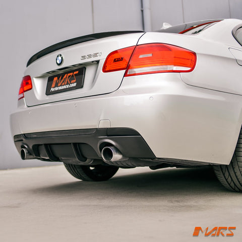 M Tech M Sport style Rear bumper bar Cover Bodykit for BMW 3 Series E92 Coupe & E93 Convertible 323i 320d 325i 330d 335i 2006 - 2013 - Mars Performance
